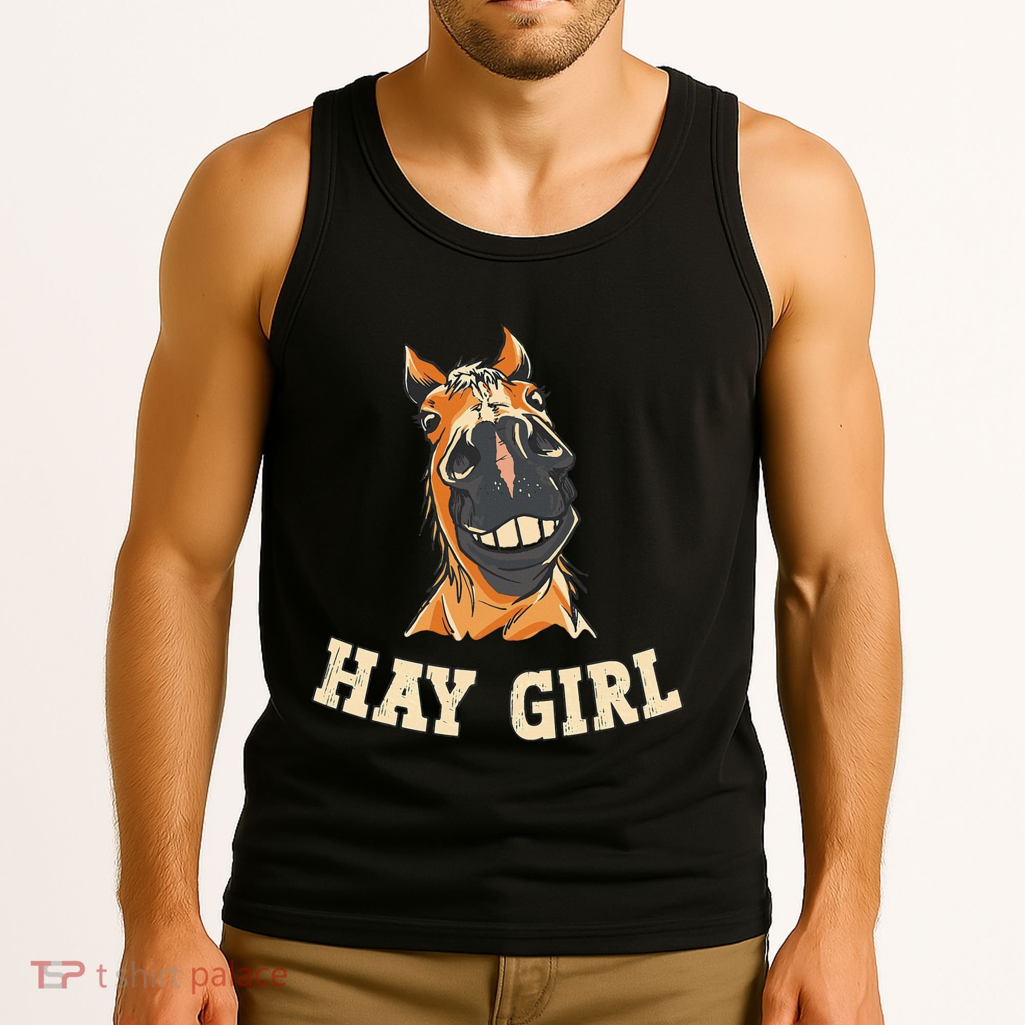 Funny Horseback Riding Equestrian Funny Horse Tank Top