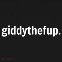 Funny Horse Racing Gift GIDDY THE F UP Women's Hoodie thumb 2