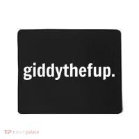 Funny Horse Racing Gift GIDDY THE F UP Mousepad thumb 0