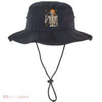 Funny Halloween Rock On Skeleton Bucket Hat thumb 0