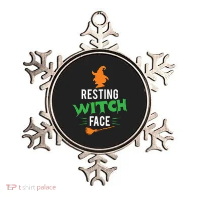 Funny Halloween Resting Witch Face Cool Gift Ornament
