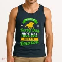 Funny Horse Racing It Must Be Derby Day Ky Derby Horse Tank Top thumb 3