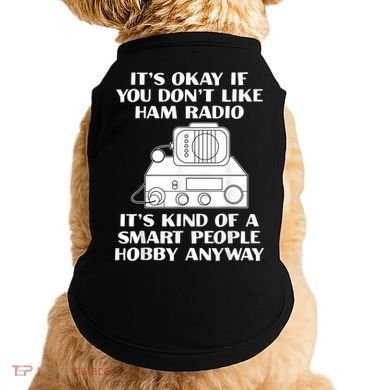 Funny Ham Radio Operator Radio Amateur Morse Hobby Code Doggie Tank