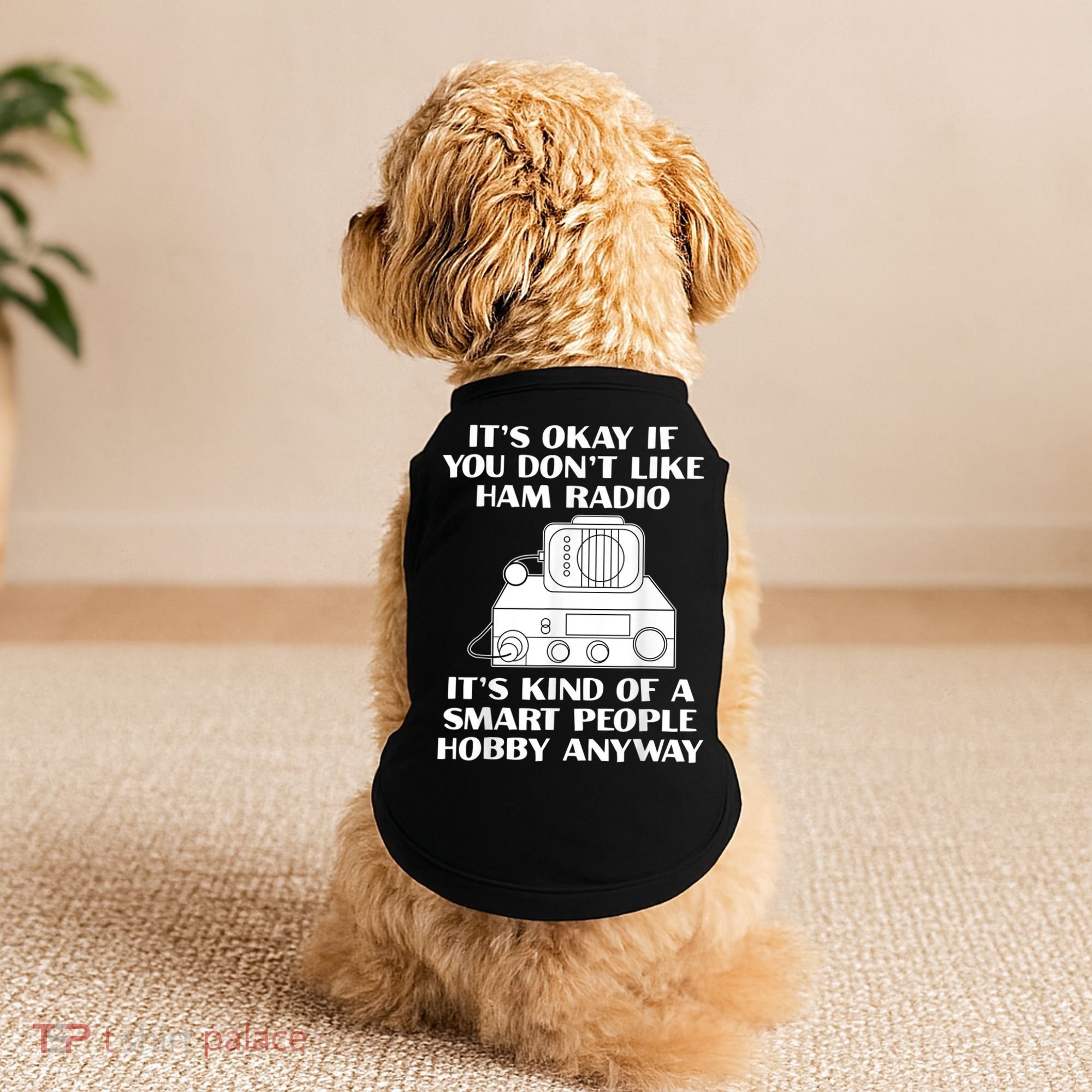 Funny Ham Radio Operator Radio Amateur Morse Hobby Code Doggie Tank