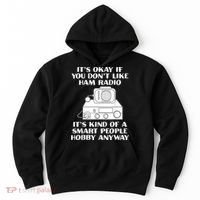 Funny Ham Radio Operator Radio Amateur Morse Hobby Code Hoodie thumb 0