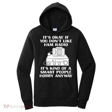 Funny Ham Radio Operator Radio Amateur Morse Hobby Code Women's Hoodie