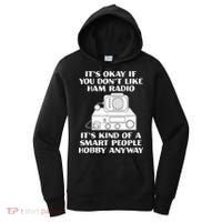 Funny Ham Radio Operator Radio Amateur Morse Hobby Code Women's Hoodie thumb 0