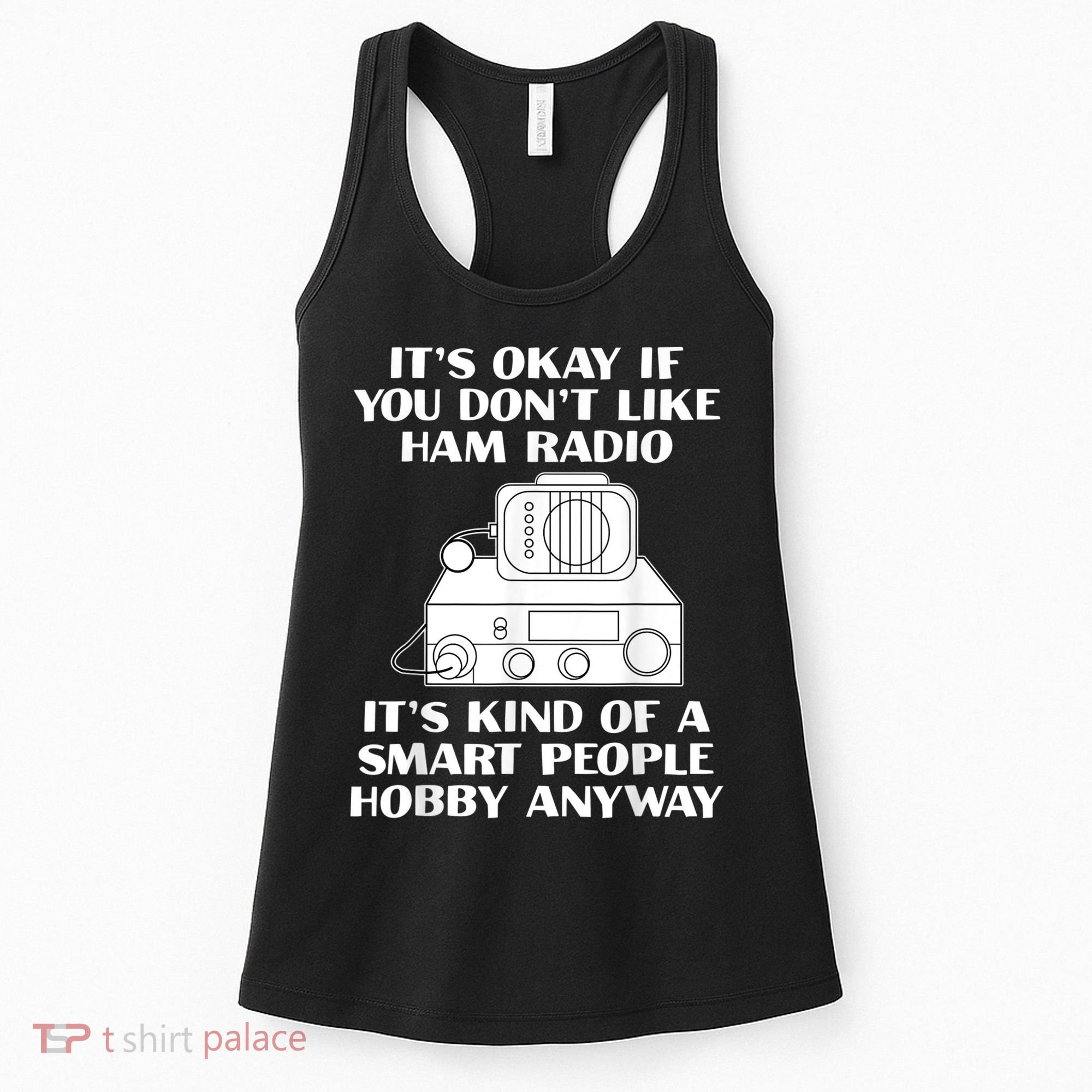 Funny Ham Radio Operator Radio Amateur Morse Hobby Code Women's Tank Top
