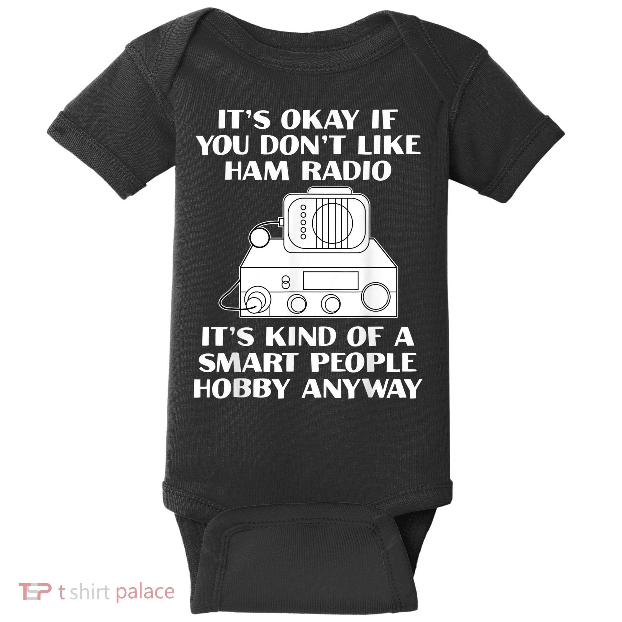 Funny Ham Radio Operator Radio Amateur Morse Hobby Code Baby Bodysuit