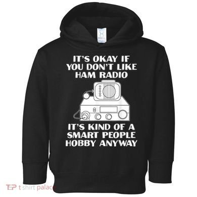 Funny Ham Radio Operator Radio Amateur Morse Hobby Code Toddler Hoodie