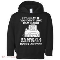Funny Ham Radio Operator Radio Amateur Morse Hobby Code Toddler Hoodie thumb 0