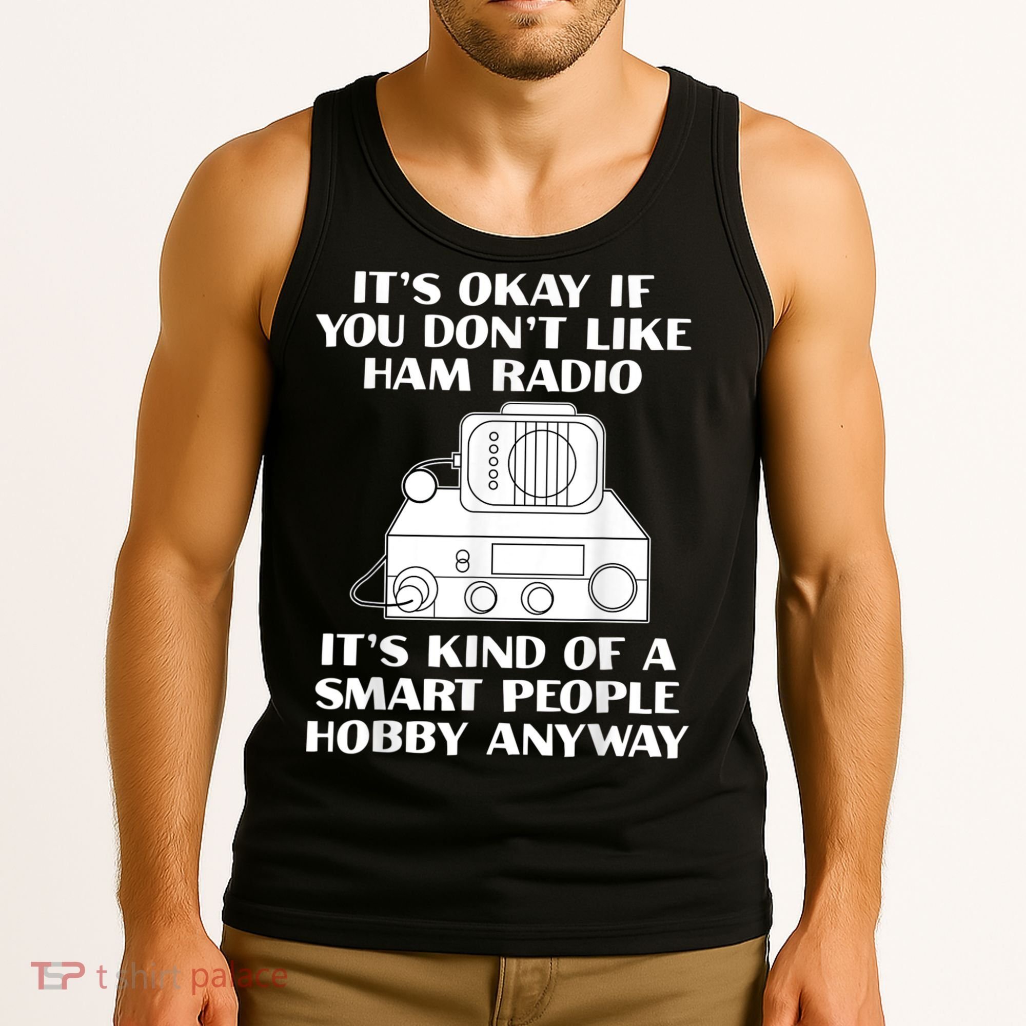 Funny Ham Radio Operator Radio Amateur Morse Hobby Code Tank Top
