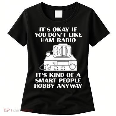 Funny Ham Radio Operator Radio Amateur Morse Hobby Code Women's T-Shirt