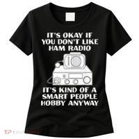 Funny Ham Radio Operator Radio Amateur Morse Hobby Code Women's T-Shirt thumb 0
