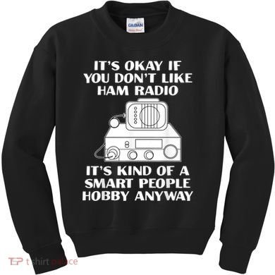 Funny Ham Radio Operator Radio Amateur Morse Hobby Code Kids Sweatshirt