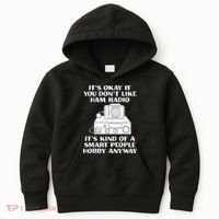 Funny Ham Radio Operator Radio Amateur Morse Hobby Code Kids Hoodie thumb 0