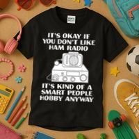 Funny Ham Radio Operator Radio Amateur Morse Hobby Code Kids T-Shirt thumb 3