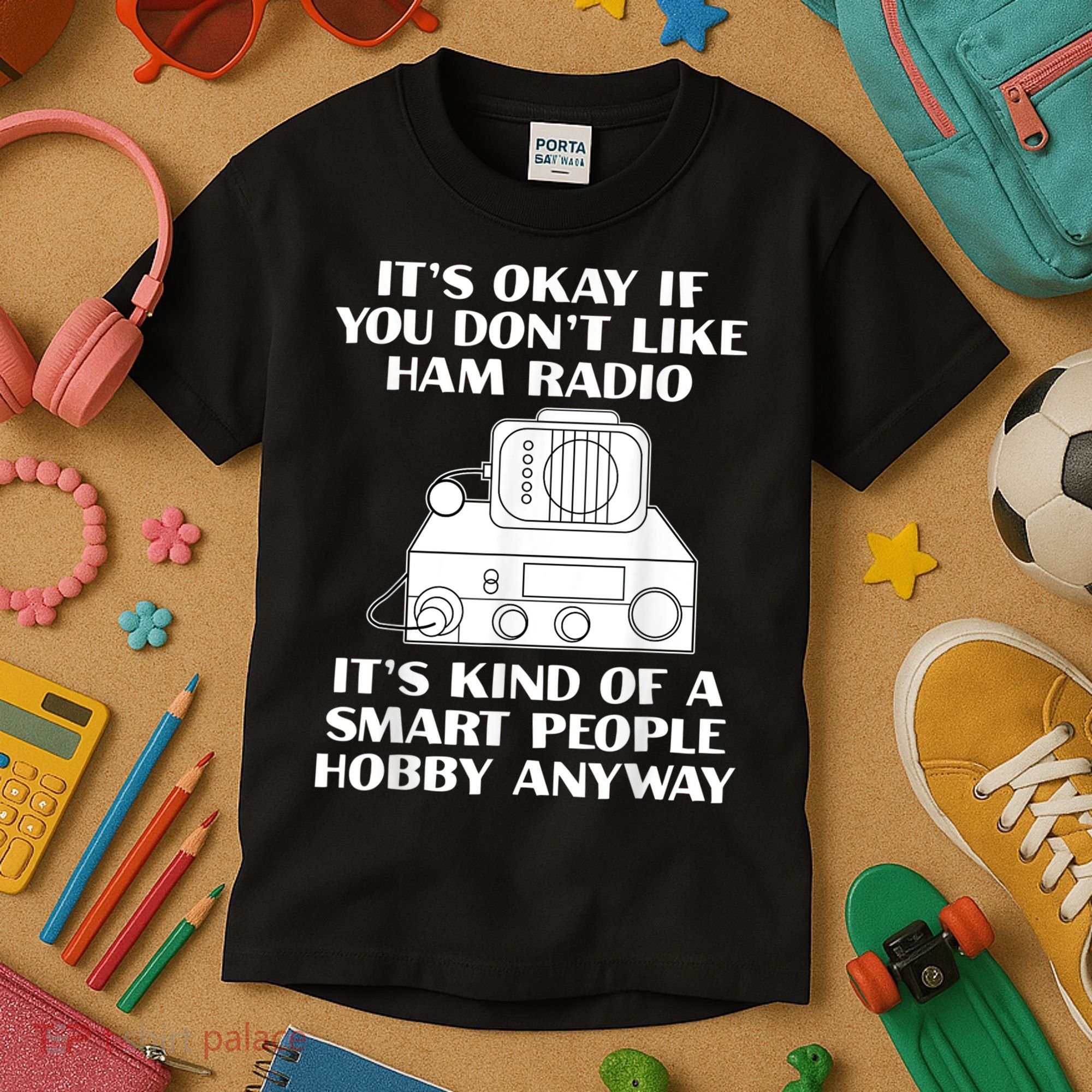 Funny Ham Radio Operator Radio Amateur Morse Hobby Code Kids T-Shirt