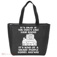 Funny Ham Radio Operator Radio Amateur Morse Hobby Code Tote Bag thumb 0