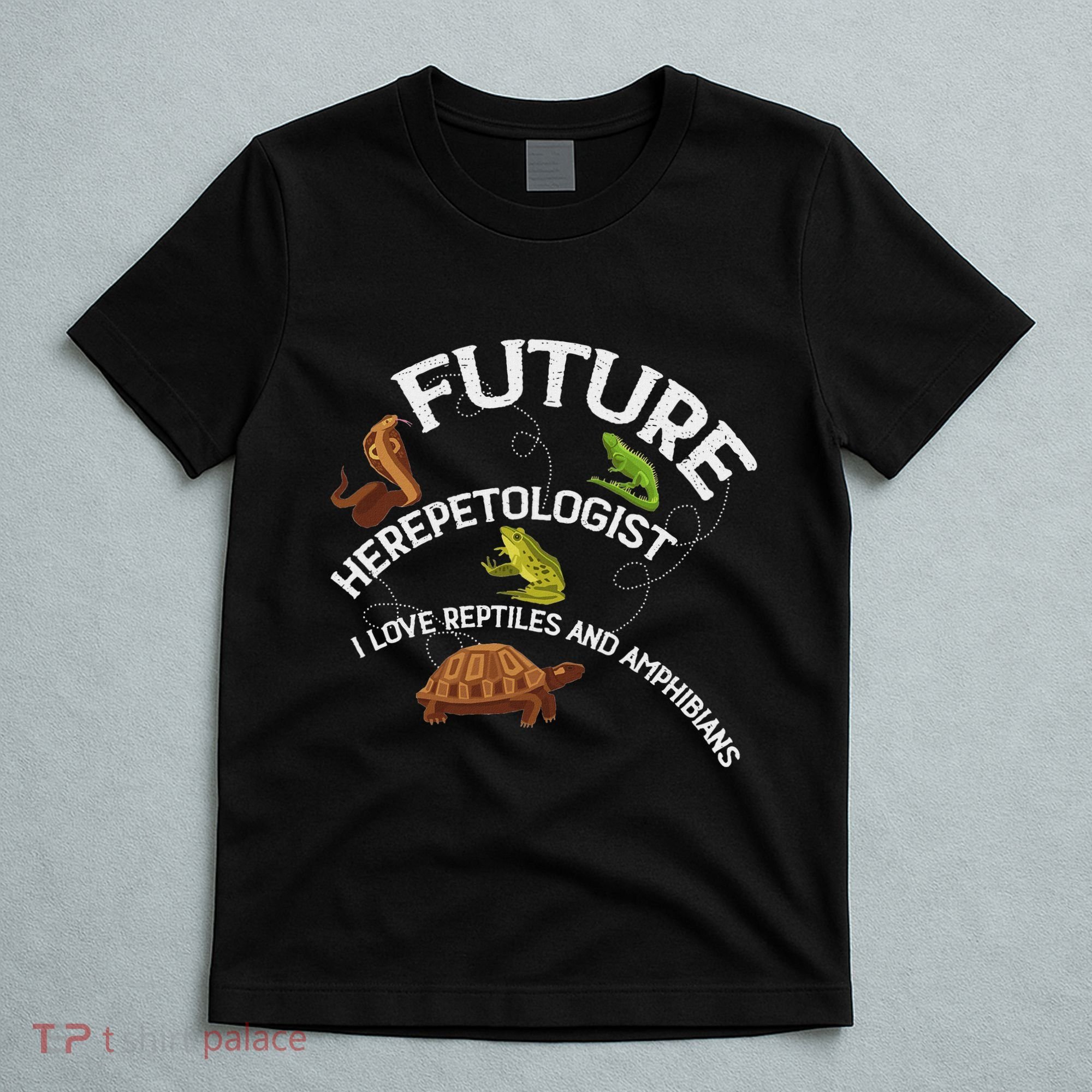 Future Herpetologist Reptiles And Amphibians Biology Insects T-Shirt