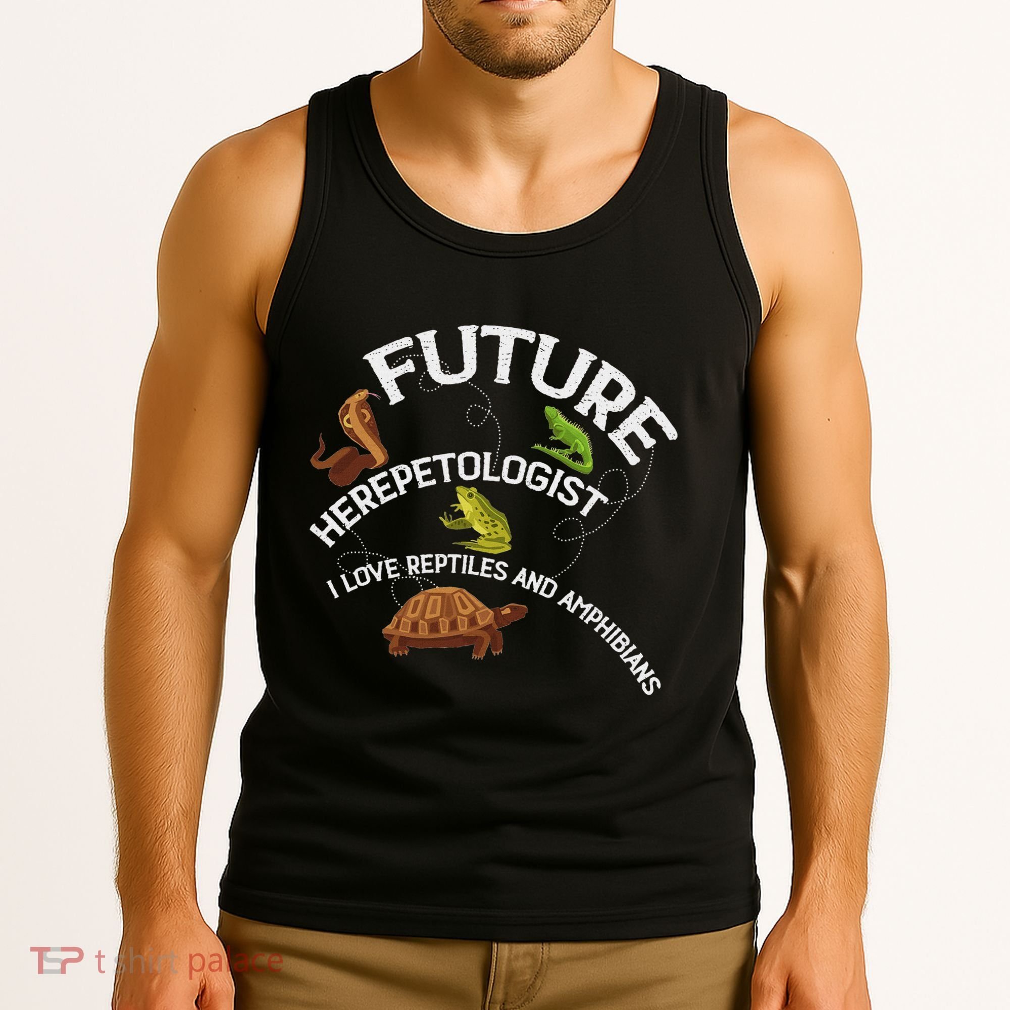 Future Herpetologist Reptiles And Amphibians Biology Insects Tank Top