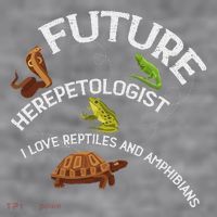 Future Herpetologist Reptiles And Amphibians Biology Insects Women's Racerback Cropped Tank thumb 2