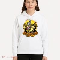 Funny Halloween Rocker Skeleton Rock With Electric Guitar Hoodie thumb 5