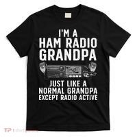 Funny Ham Radio Art For Grandpa Ham Operator Amateur Radio T-Shirt thumb 0