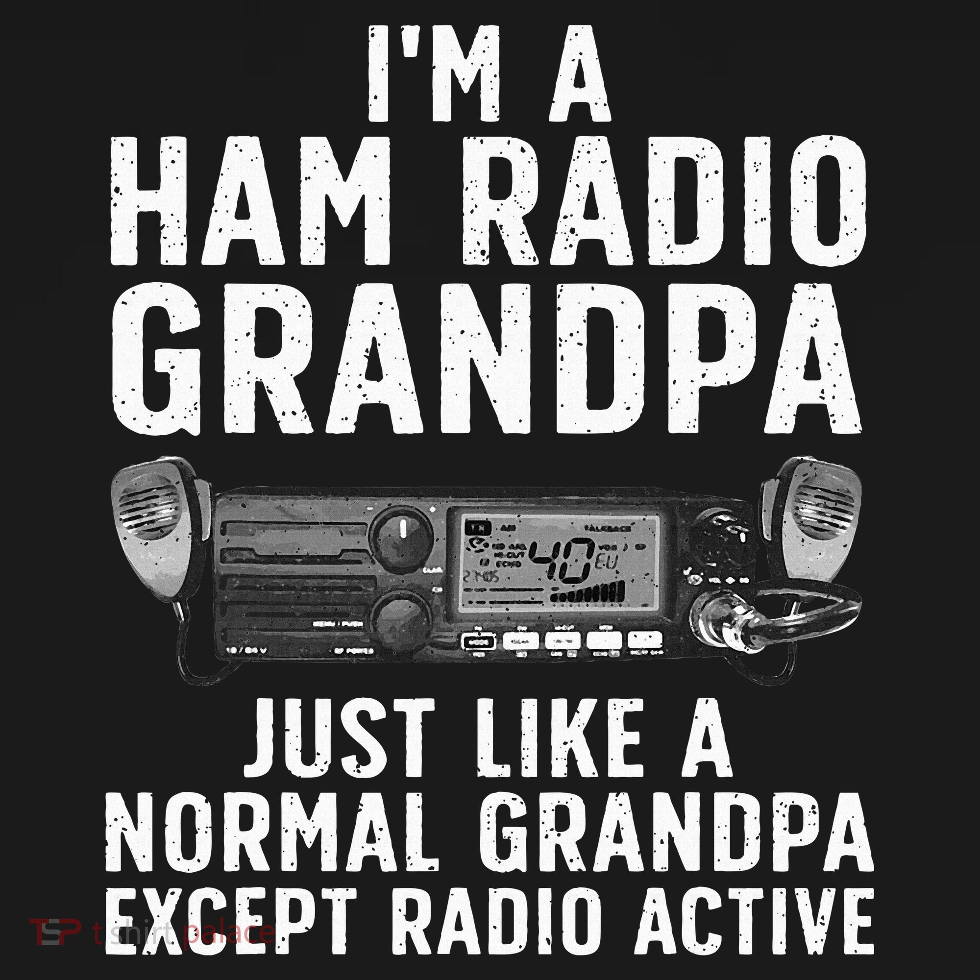 Funny Ham Radio Art For Grandpa Ham Operator Amateur Radio Women's Tank Top