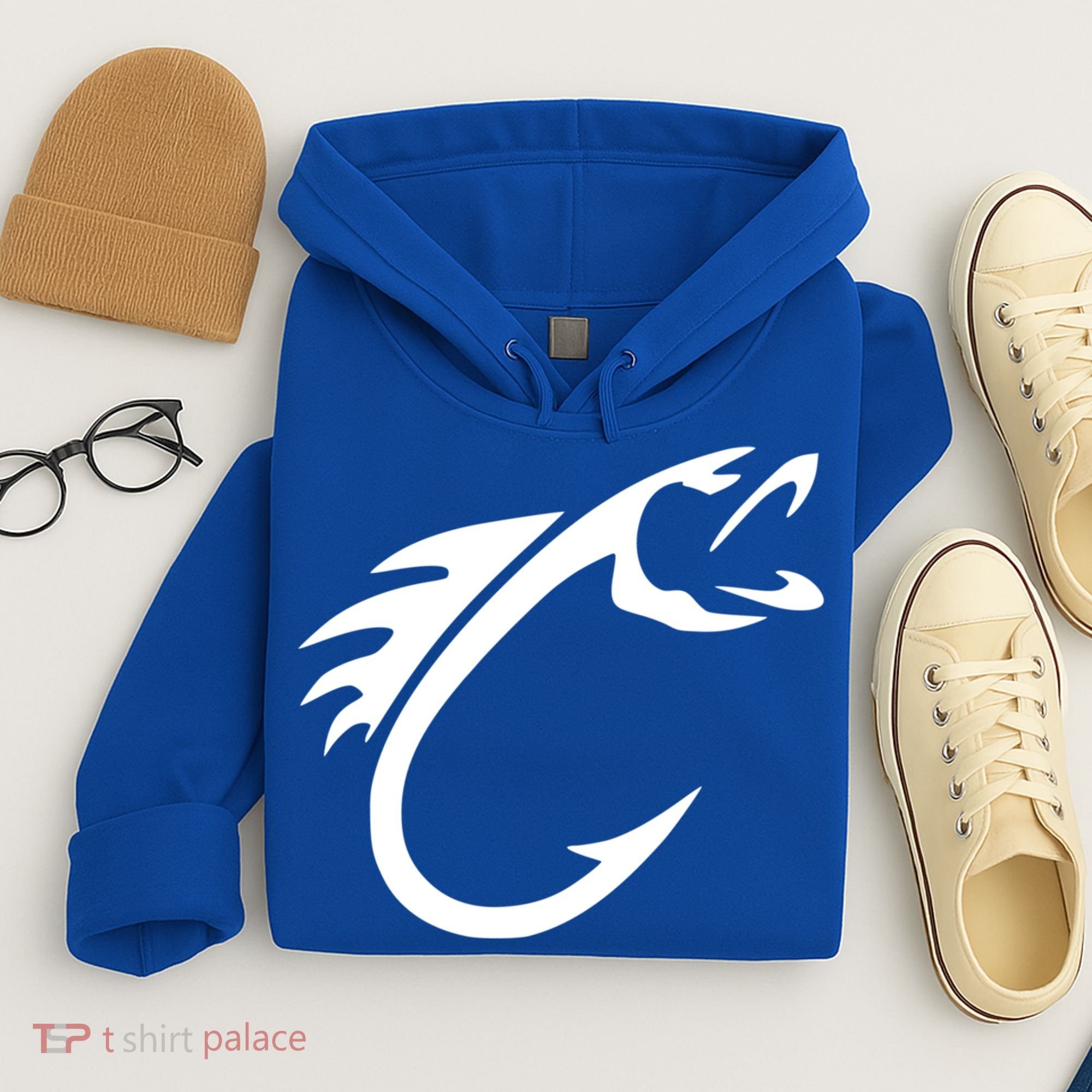 Fish Hook Reel Life Fishing Gift Cool Gift Hoodie