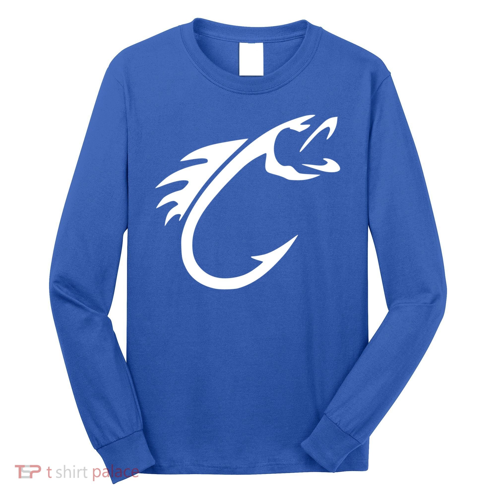 Fish Hook Reel Life Fishing Gift Cool Gift Long Sleeve Shirt