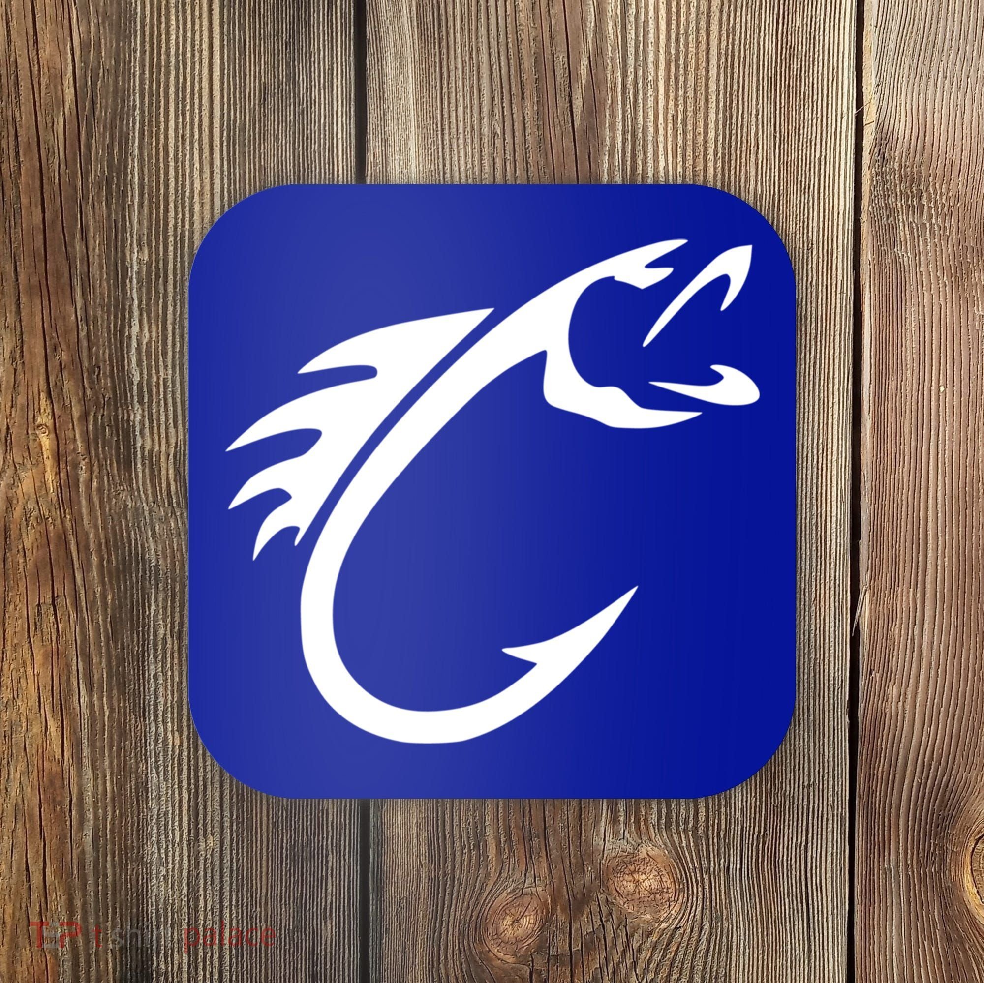 Fish Hook Reel Life Fishing Gift Cool Gift Coaster