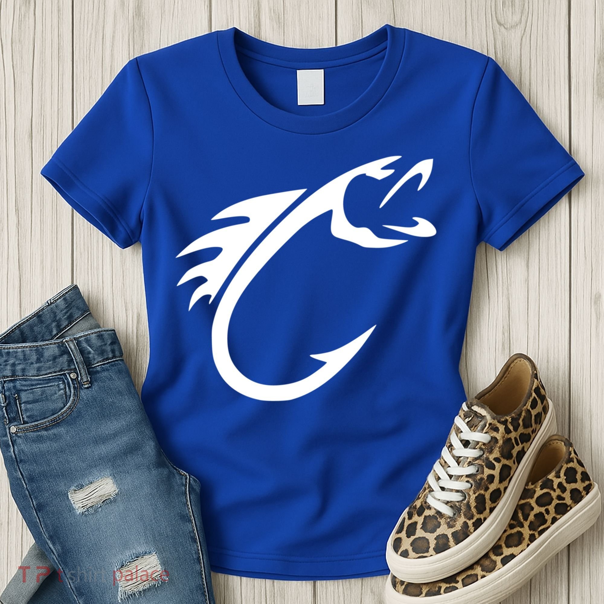 Fish Hook Reel Life Fishing Gift Cool Gift Women's T-Shirt