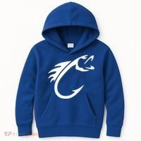 Fish Hook Reel Life Fishing Gift Cool Gift Kids Hoodie thumb 0
