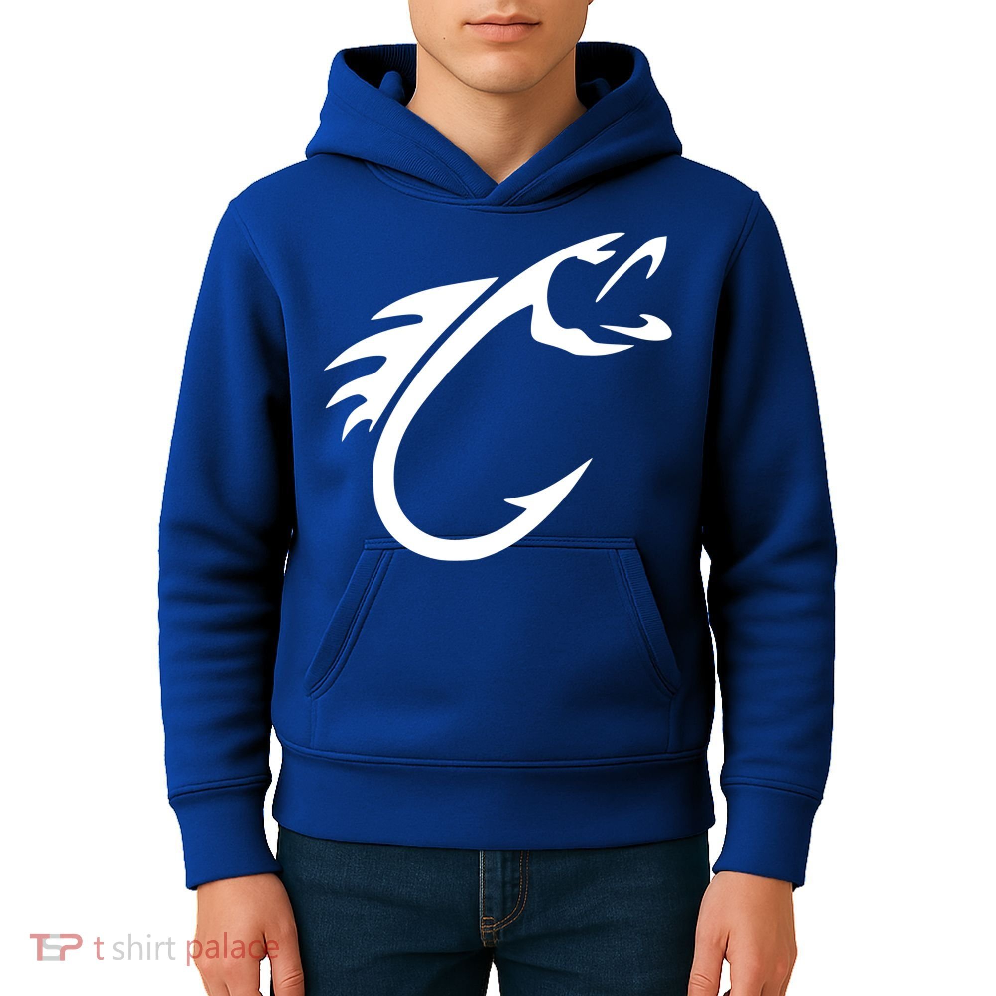 Fish Hook Reel Life Fishing Gift Cool Gift Kids Hoodie