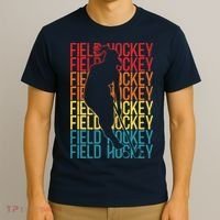 Field Hockey Retro Vintage Field Hockey T-Shirt thumb 3