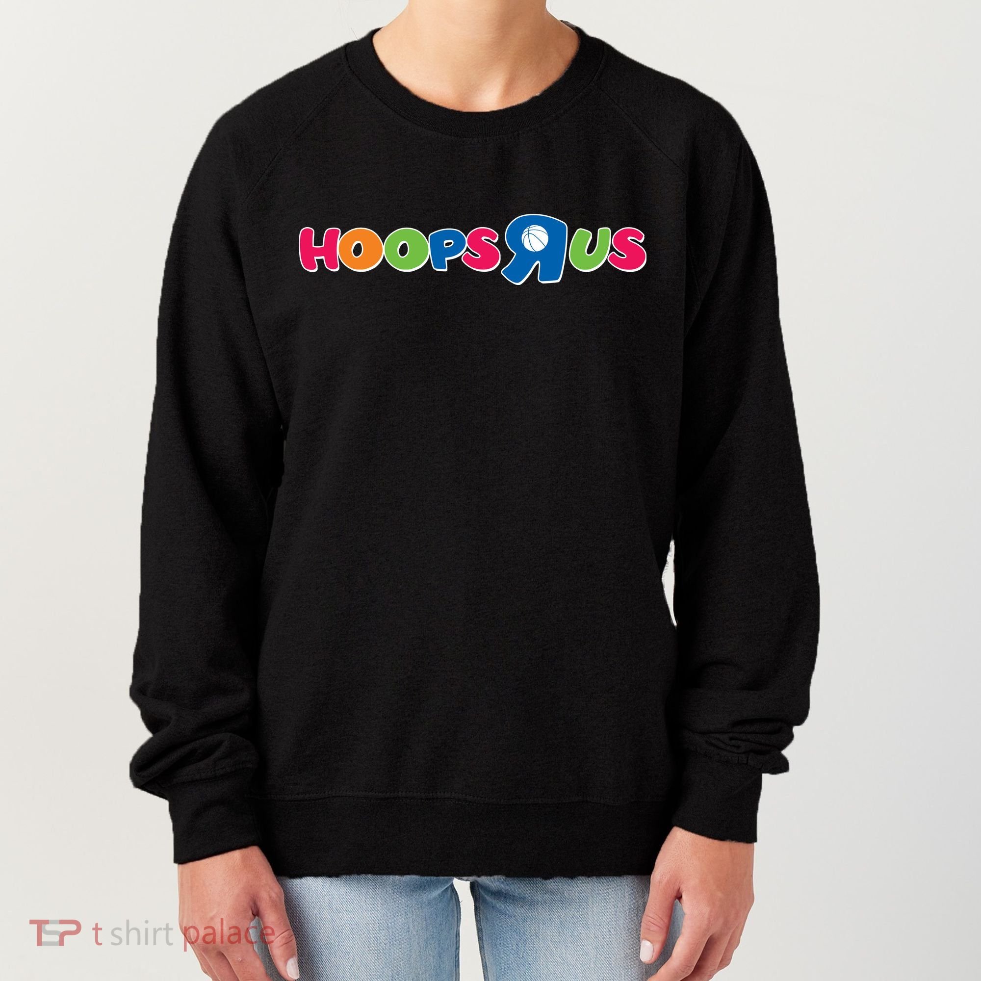 Funny Hoops R Us Basketball Fan Women's Sweatshirt