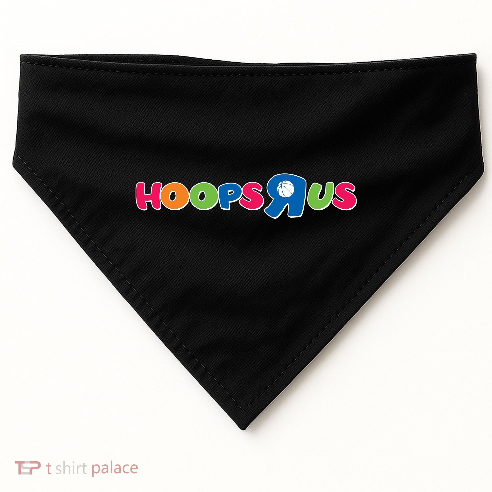 Funny Hoops R Us Basketball Fan USA-Made Doggie Bandana