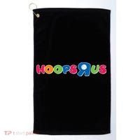 Funny Hoops R Us Basketball Fan Golf Towel thumb 0