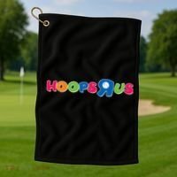 Funny Hoops R Us Basketball Fan Golf Towel thumb 1