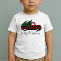 Festive Holiday Red Truck Delivering Christmas Trees Toddler T-Shirt thumb 2