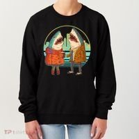 Funny Hipster Shark Couple Women's Sweatshirt thumb 0