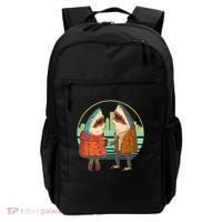 Funny Hipster Shark Couple Backpack thumb 0