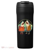 Funny Hipster Shark Couple 24oz Duet Stainless Steel Tumbler thumb 0