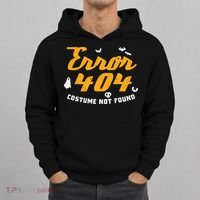 Funny Halloween Shirts, Error 404 Costume Not Found Hoodie thumb 0
