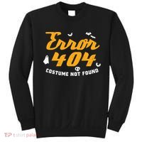 Funny Halloween Shirts, Error 404 Costume Not Found Sweatshirt thumb 0