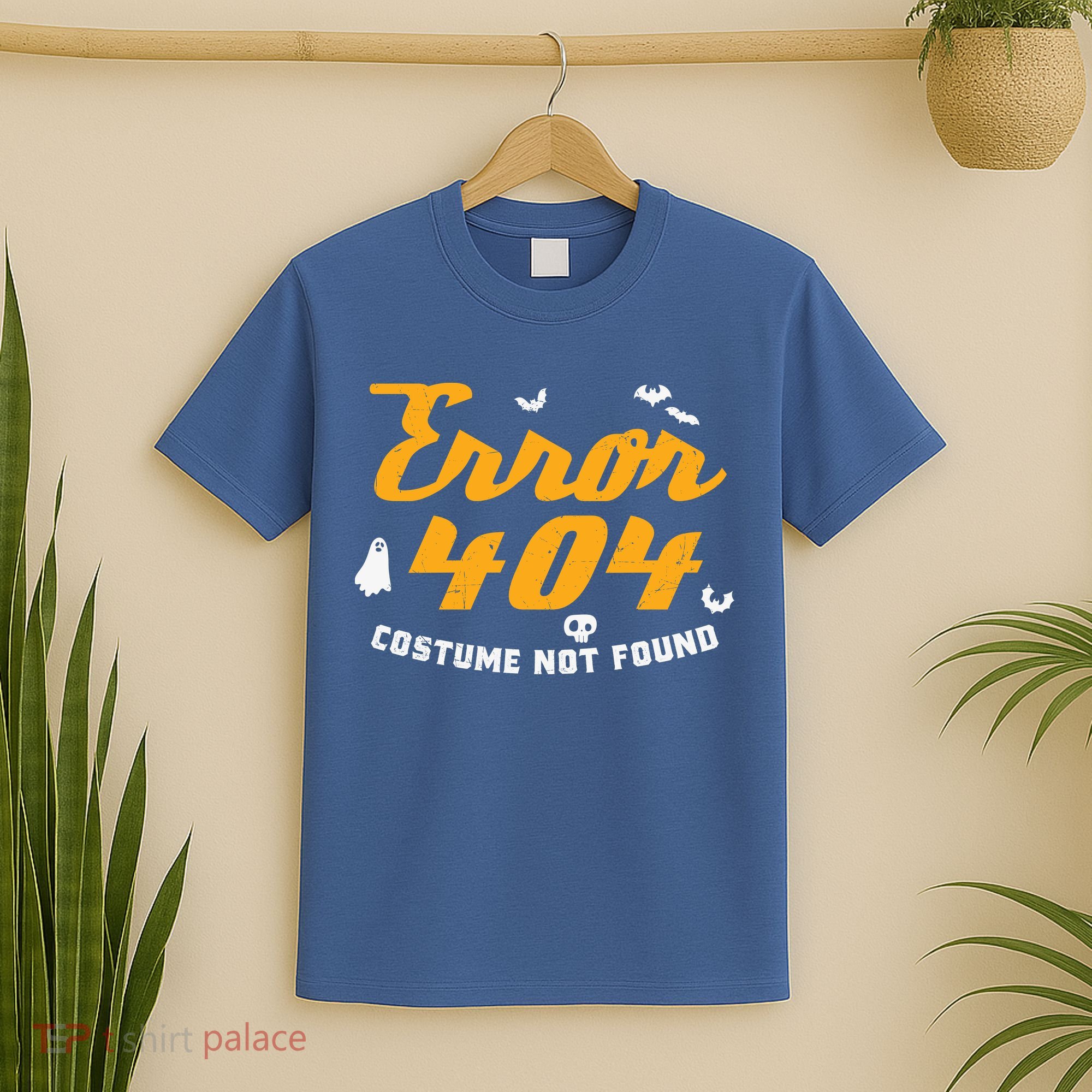 Funny Halloween Shirts, Error 404 Costume Not Found T-Shirt