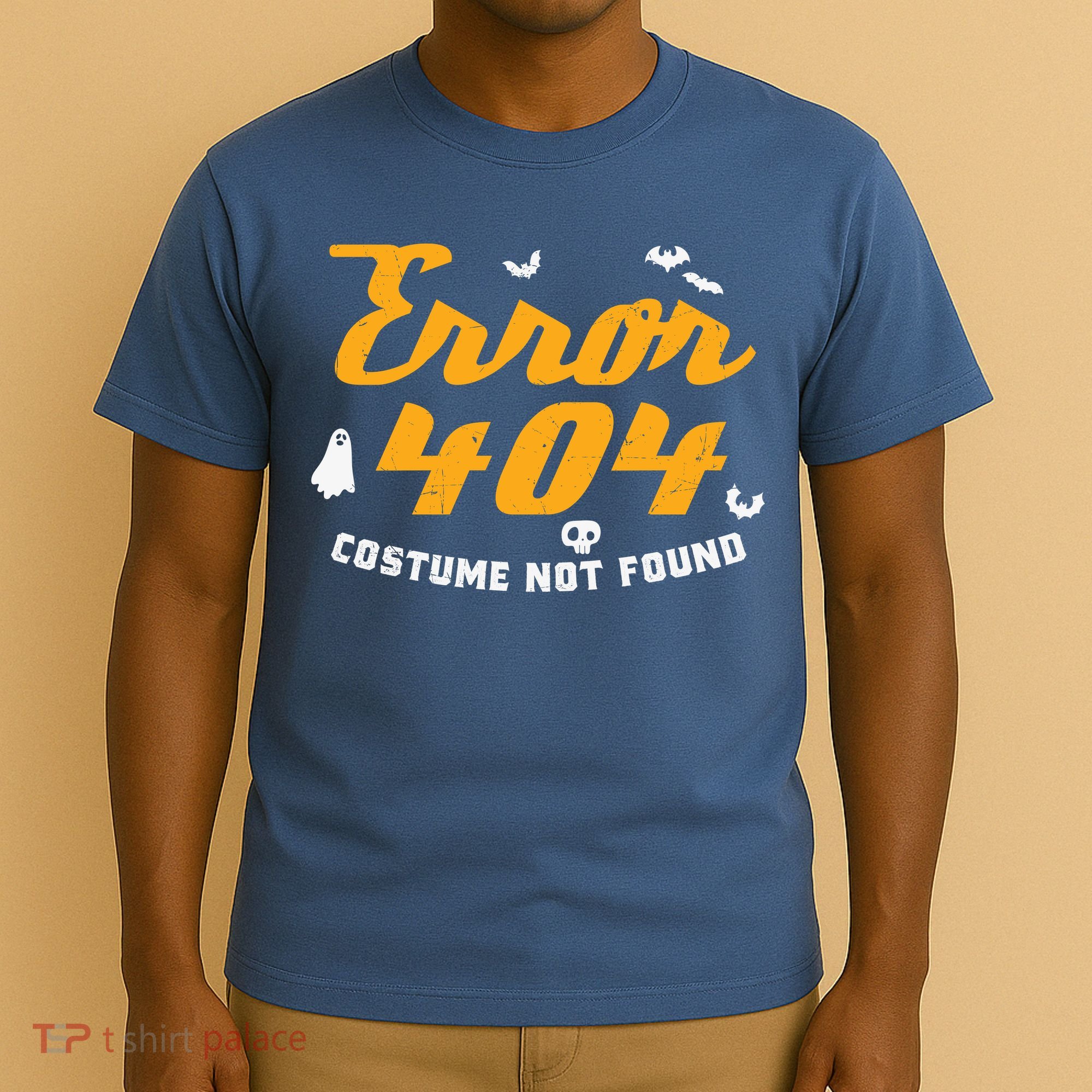 Funny Halloween Shirts, Error 404 Costume Not Found T-Shirt