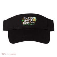 Funny Happy St Patrick's Day Pinch Me And I'll Punch You Visor thumb 0