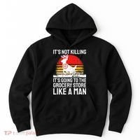 Funny Hunting Saying Deer Hunter I Grocery Store Hoodie thumb 0
